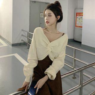 Twisted Sweater / Spaghetti Strap Dress