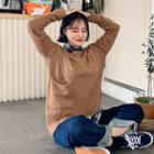 Pocket-patch Cutout Sweater