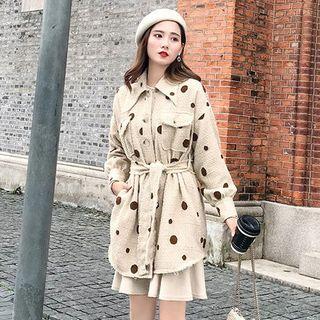 Dotted Button Coat