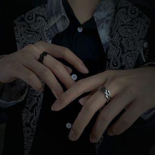Rattan Stainless Steel Ring