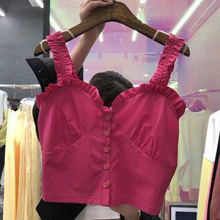 Suspender Crease Tank Top