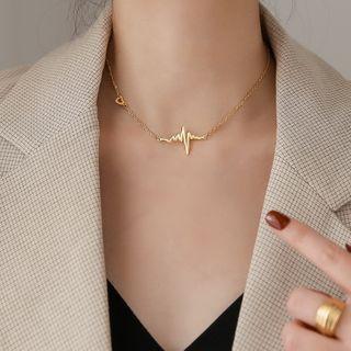 Heartbeat Rate Choker Necklace