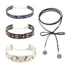 Patterned Choker Set (4pcs)