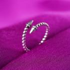 Twisted Open Ring 031 - Ring - Silver - One Size