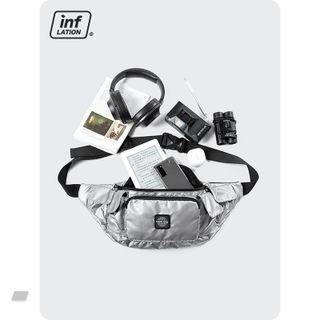 Logo Belt Bag Silver - One Size
