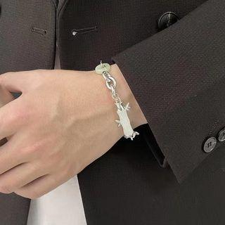 Bamboo Stainless Steel Bracelet Bracelet - Silver - One Size
