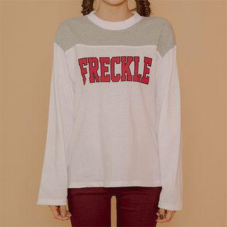 Freckle Printed Long-sleeve T-shirt