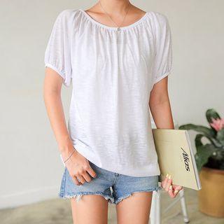 Puff-sleeve M Lange T-shirt