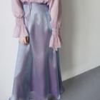 Iridescent Maxi Skirt