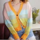 Striped Cardigan Stripes - Multicolour - One Size