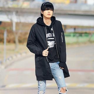 Plain Zip Coat