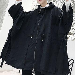 Oversize Hooded Long Jacket