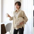 U-neck Dip-back Knit Vest