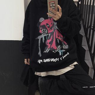 Bear Pullover Black - One Size
