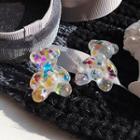 Transparent Bear Earring 1 Pair - Transparent - One Size