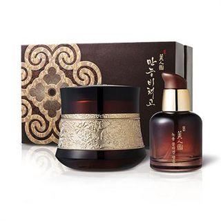 The Face Shop - Myeonghan Miindo Set: All-in-one Cream 70ml + Collagen Ampoule Serum 32ml