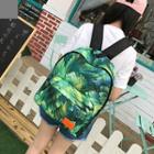 Couple Matching Print Canvas Backpack