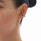 Irregular Faux Crystal Alloy Cuff Earring