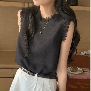 Tassel Trim Vest