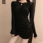 Long Sleeve Mini Dress