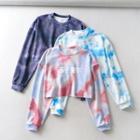 Tie Dye Crop Pullover