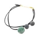 Pompom String Choker One Size