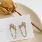 Flake Earring 1 Pair - Gold & Silver - One Size