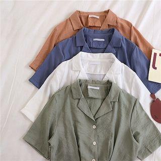 Short-sleeve Crop Shirt