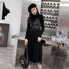 Knit Top / Strappy A-line Dress / Set