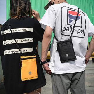 Logo Printed Crossbody Pouch