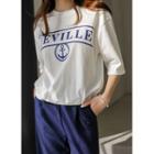 Letter Anchor-printed T-shirt