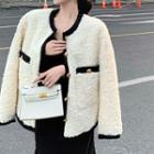 Button-up Fluffy Jacket