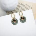 Perforated Earring 1 Pair - 925 Silver Earrings - One Size