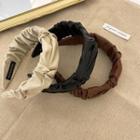 Knot Faux Leather Headband