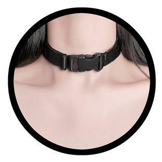 Buckle Choker Black - One Size
