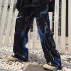 Straight Fit Printed Pants
