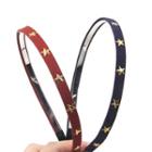 Star Stud Faux Suede Headband