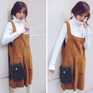 Strap Knit Pinafore