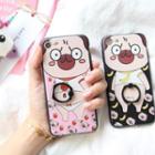 Ring Stand Cartoon Mobile Case - Iphone 7 / 7 Plus / 6s / 6s Plus