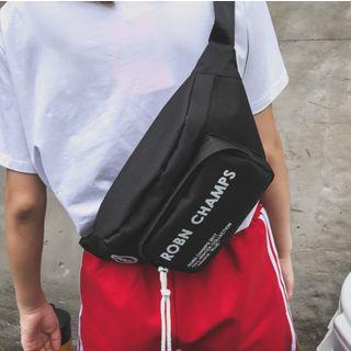 Canvas Lettering Waist Bag