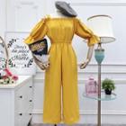 Cold-shoulder Jumpsuit