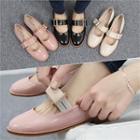 Buckled Patent Mary Jane Flats