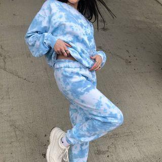 Set: Tie Dye Pullover + Sweatpants
