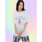 Rola Bear M Lange T-shirt Pink - One Size
