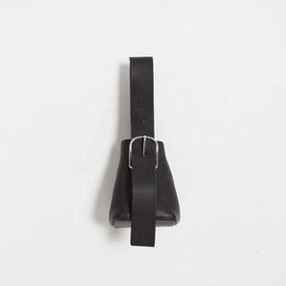 Buckled Bucket Bag With Chain Strap