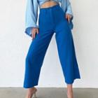 High Waist Loose Fit Cropped Pants