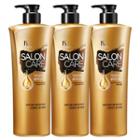 Kerasys - Salon Care Damage Ample Clinic Set: Shampoo 470ml + Shampoo 470ml + Rinse 470ml
