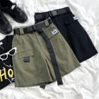 Pocket Shorts With Belt