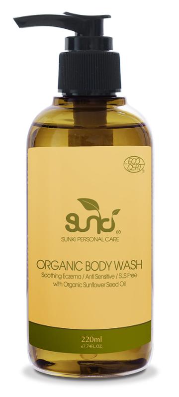 Sunki - Organic Body Wash With Organic Sunflower Seed 220ml