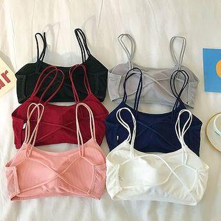 Plain Cross Strap Tube Top